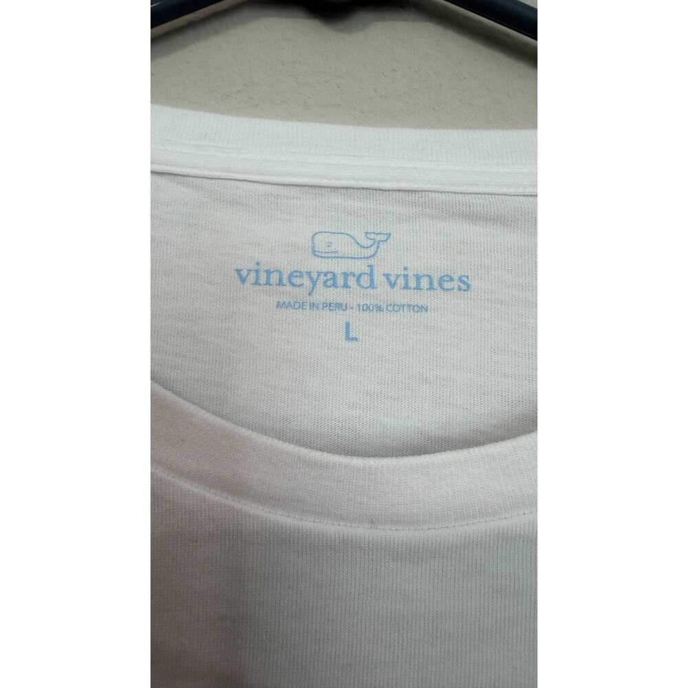 Vineyard Vines Long Sleeve Pocket T-Shirt - Coffin Graphic Size Large NWT - Picture 3 of 5